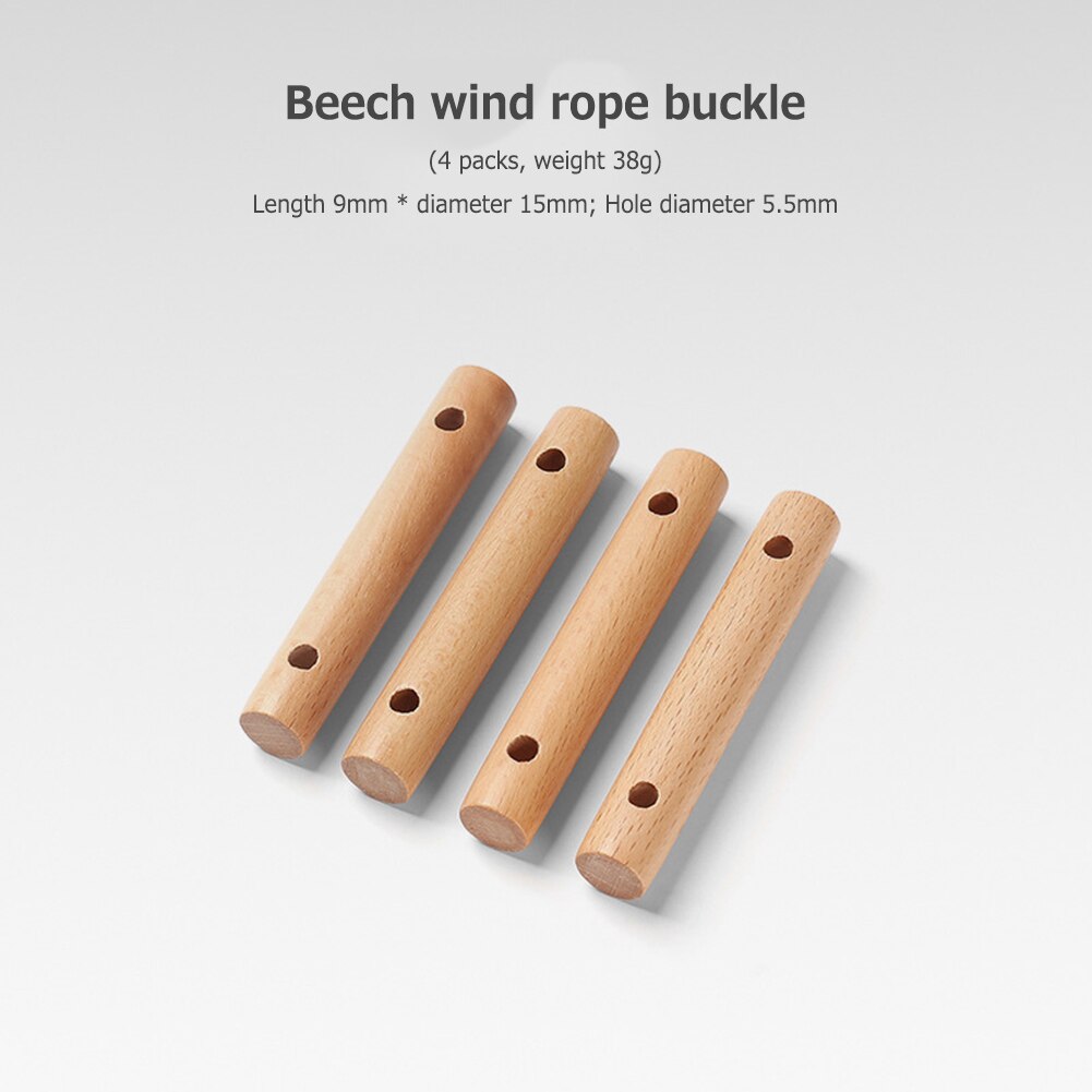 Cheap Goat Tents 4pcs 2 Eye Awning Rope Fastener Anti Slip Cord Tightener Stopper Outdoor Camping Tent Wind Rope Buckles   